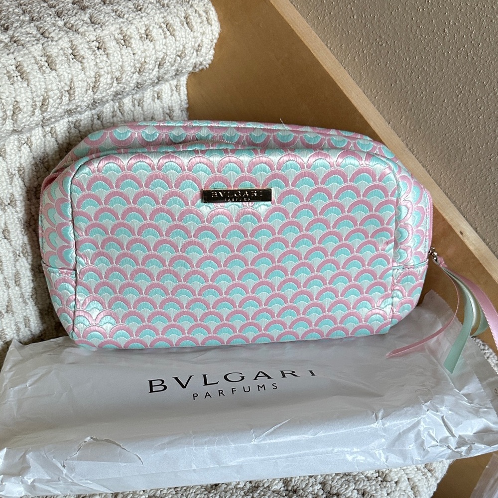 Bvlgari Parfums Pastel Rainbow Cosmetic Bag